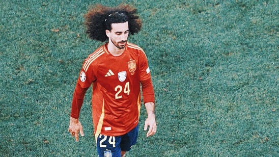 Aggrieved Germany fans jeer Spain's Marc Cucurella during Euro 2024 semifinal vs. France