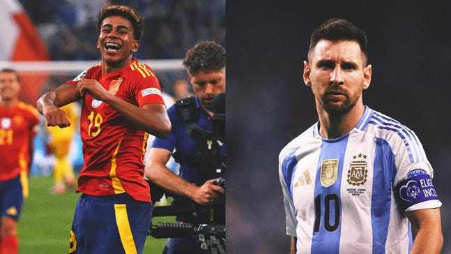 How does Lionel Messi compare to Lamine Yamal at 16 years old? | FOX Sports