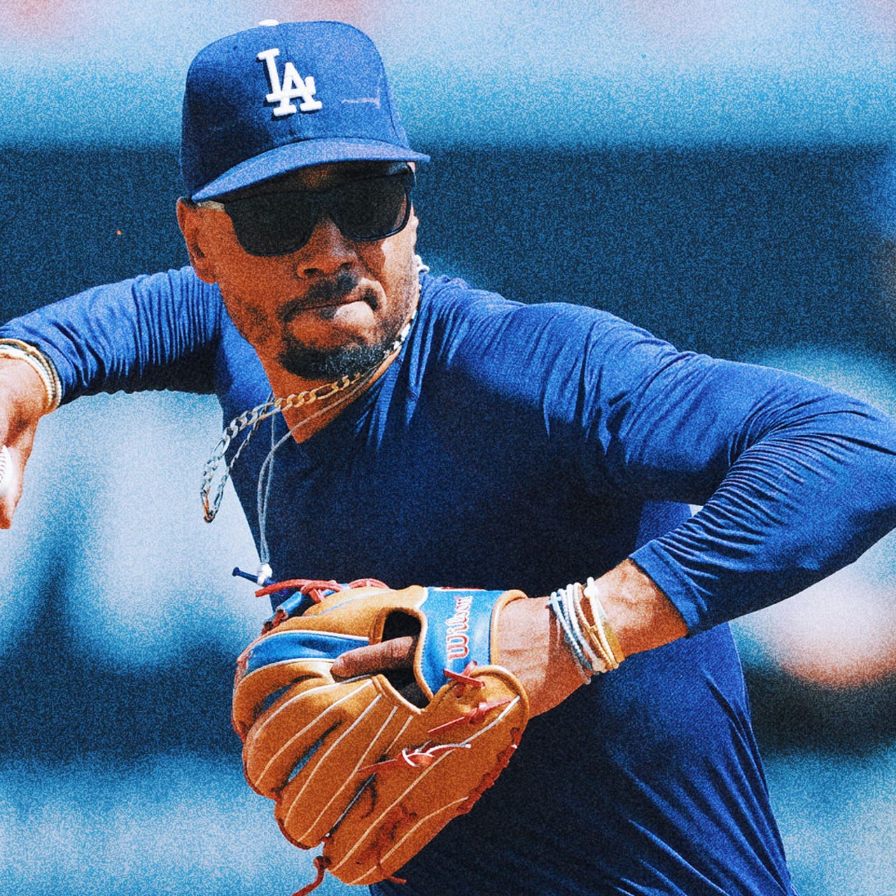 Mookie Betts will stay at shortstop but drop to No. 2 in Dodgers