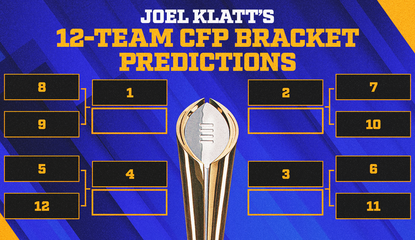 Joel Klatt's 2024 College Football Playoff 12Team Bracket Predictions