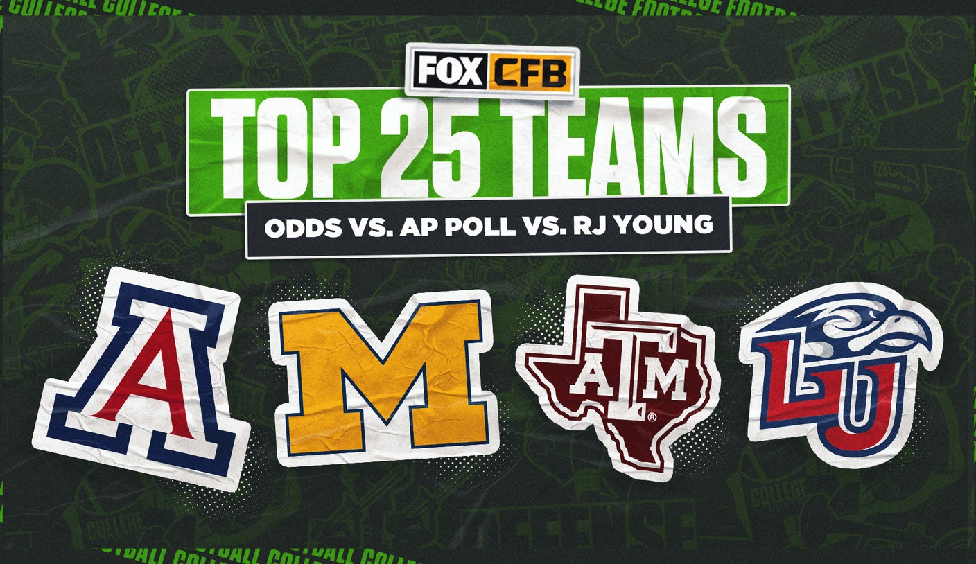 Odds vs. AP Top 25 vs. RJ Young’s Ultimate 134: Most overrated/underrated teams