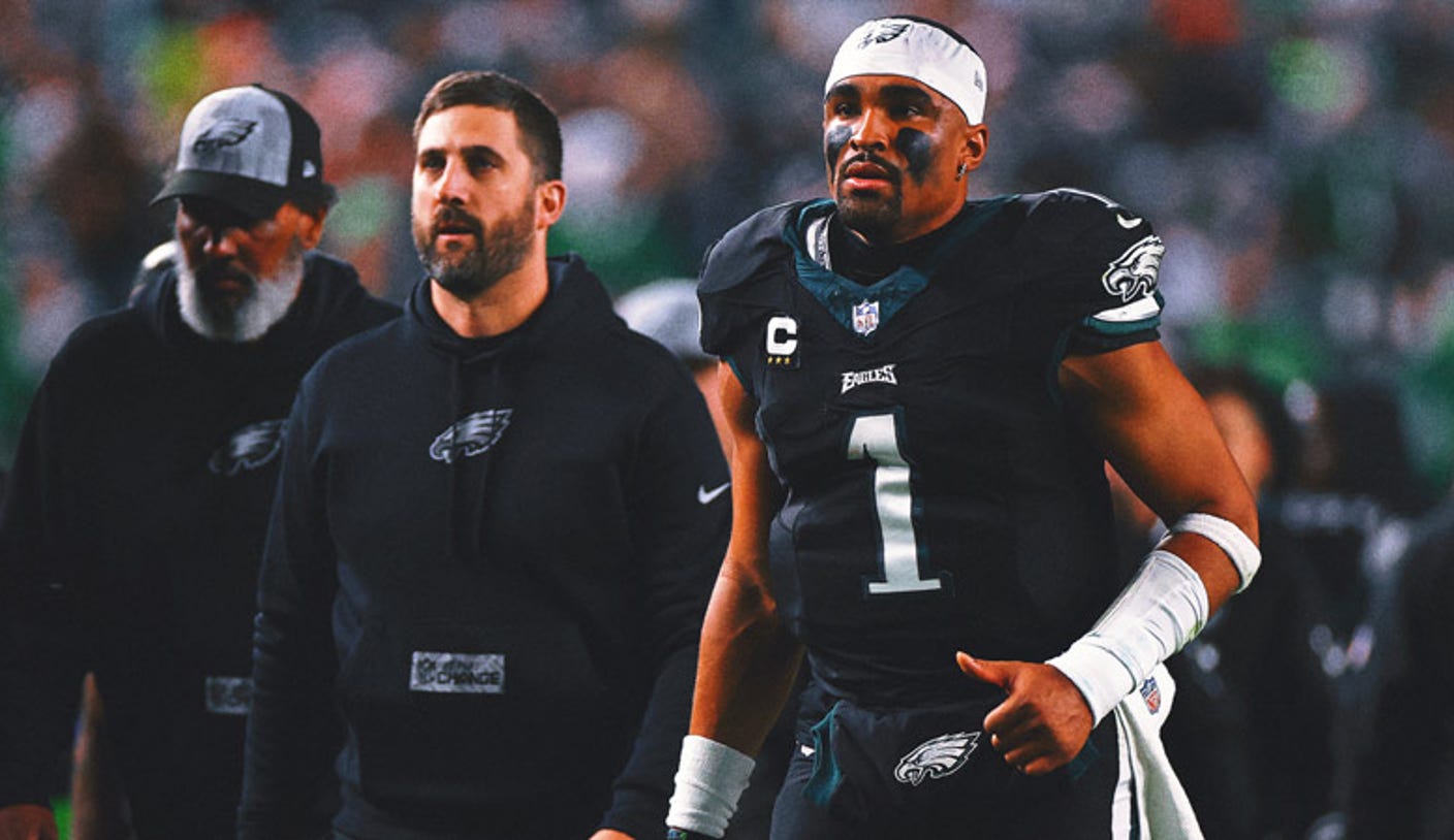Eagles-QB Jalen Hurts und HC Nick Sirianni arbeiten Berichten zufolge an ...