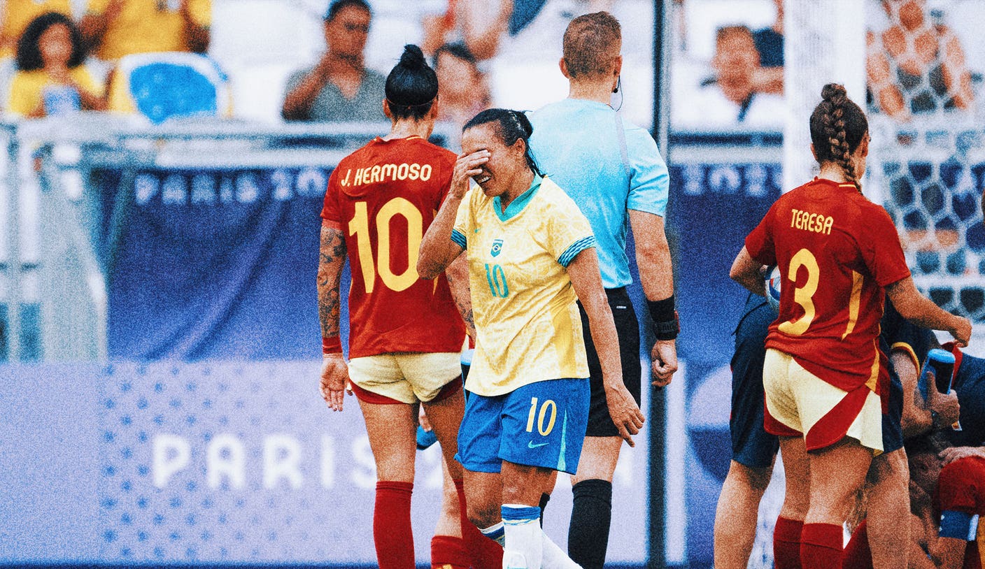 Brazil nice Marta loses attraction in opposition to two-game ban, will miss semifinal vs. Spain