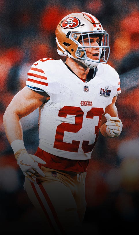 49ers RB Christian McCaffrey to miss about 2 weeks with calf injury