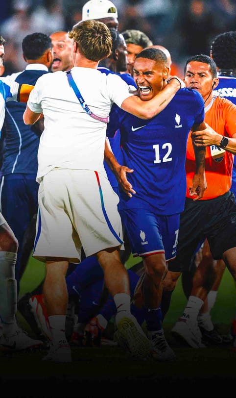 Fight breaks out after France beats Argentina to reach men's soccer semis at Olympics