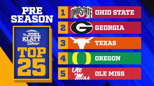NEXT Trending Image: Joel Klatt's preseason top 25: Ohio State or Georgia at No. 1?