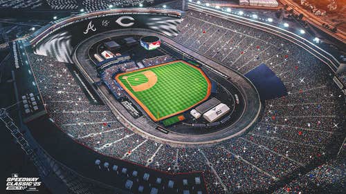 Gambar Tren NASCAR: Bristol menjadi tuan rumah 'MLB Speedway Classic' 2025 bersama Braves, Reds