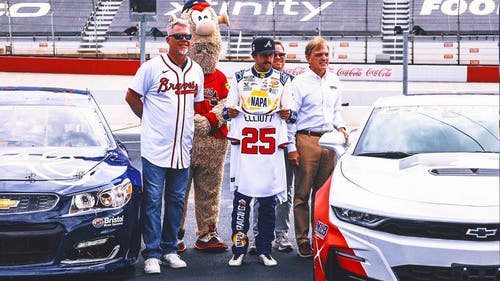 Gambar Tren NASCAR: Di sekitar klakson dan lintasan: Chipper Jones, Chase Elliott mengincar bisbol di Bristol