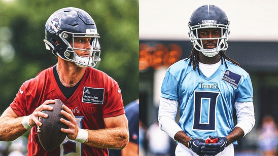 Titans QB Will Levis, new WR1 Calvin Ridley struggling to connect consistently