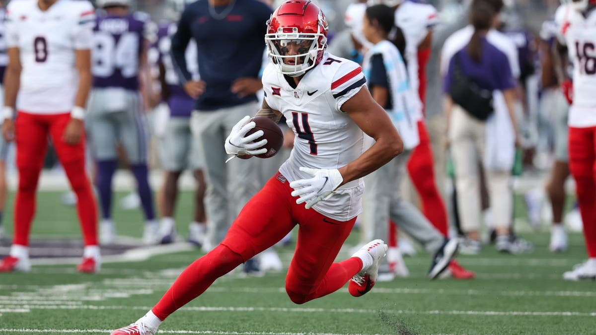 Tetairoa McMillan's 453 receiving yards are the second-most in the nation.