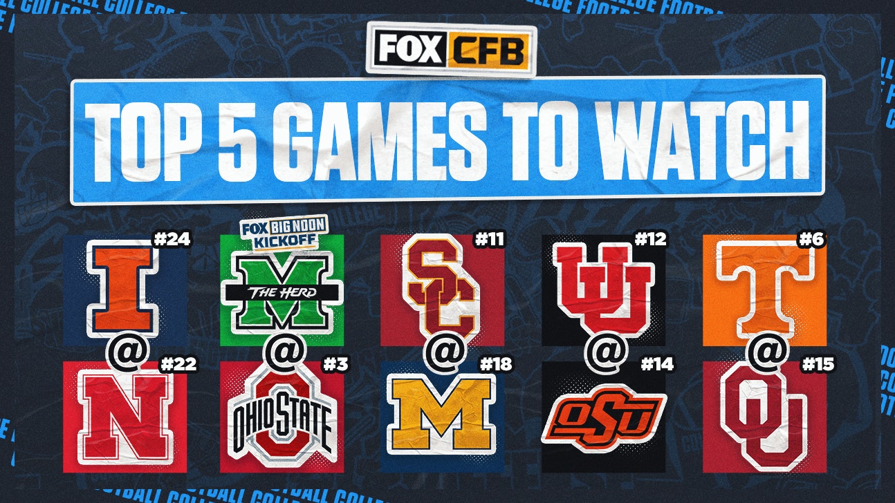 College football Week 4 preview Top five games to watch this weekend