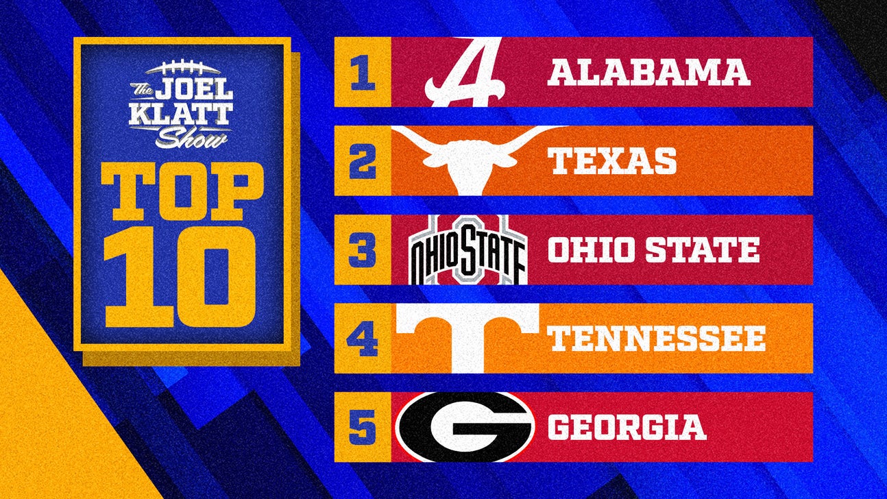 2024 college football rankings Joel Klatt's top 10 teams after Week 5