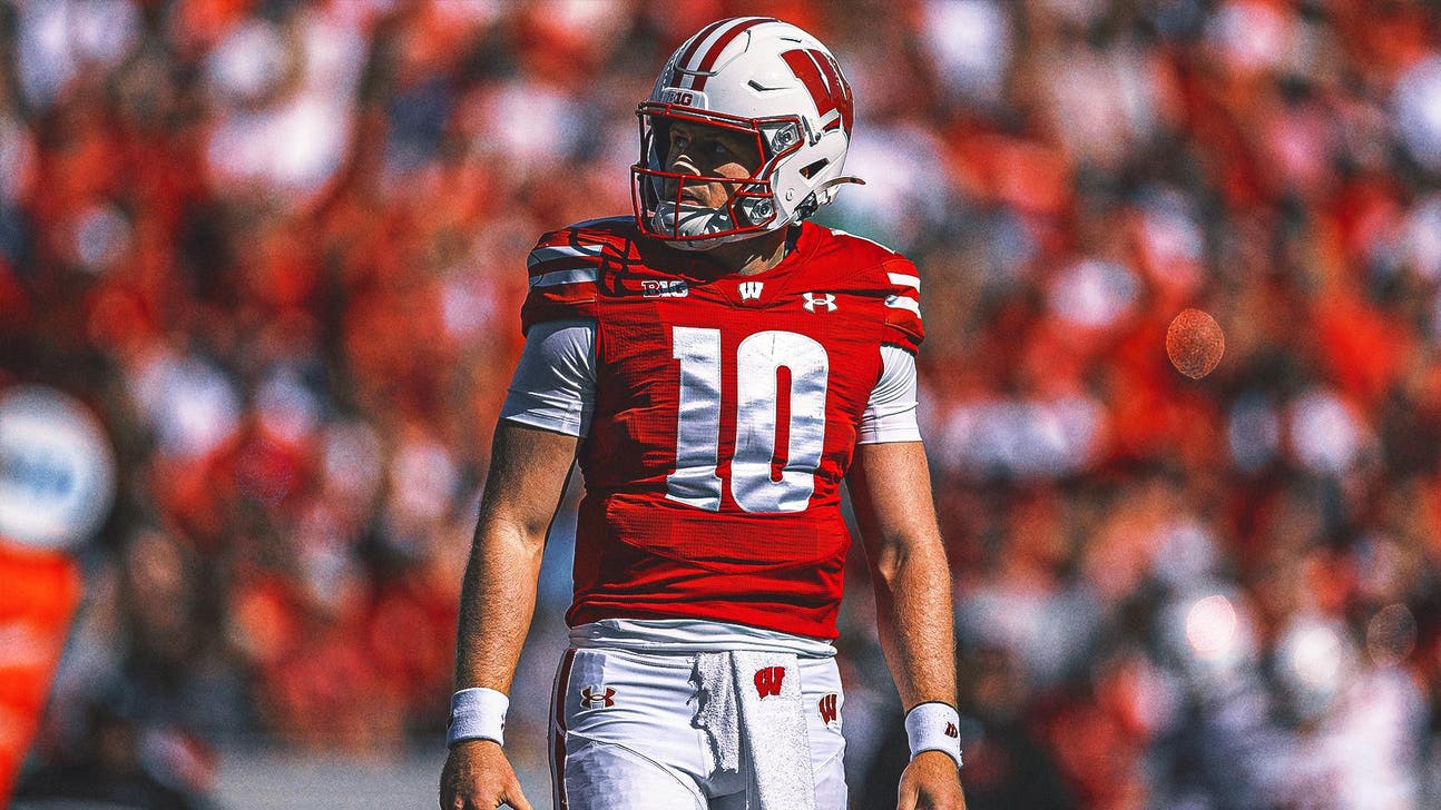 Wisconsin QB Tyler Van Dyke injured on first drive vs. Alabama, is carted off