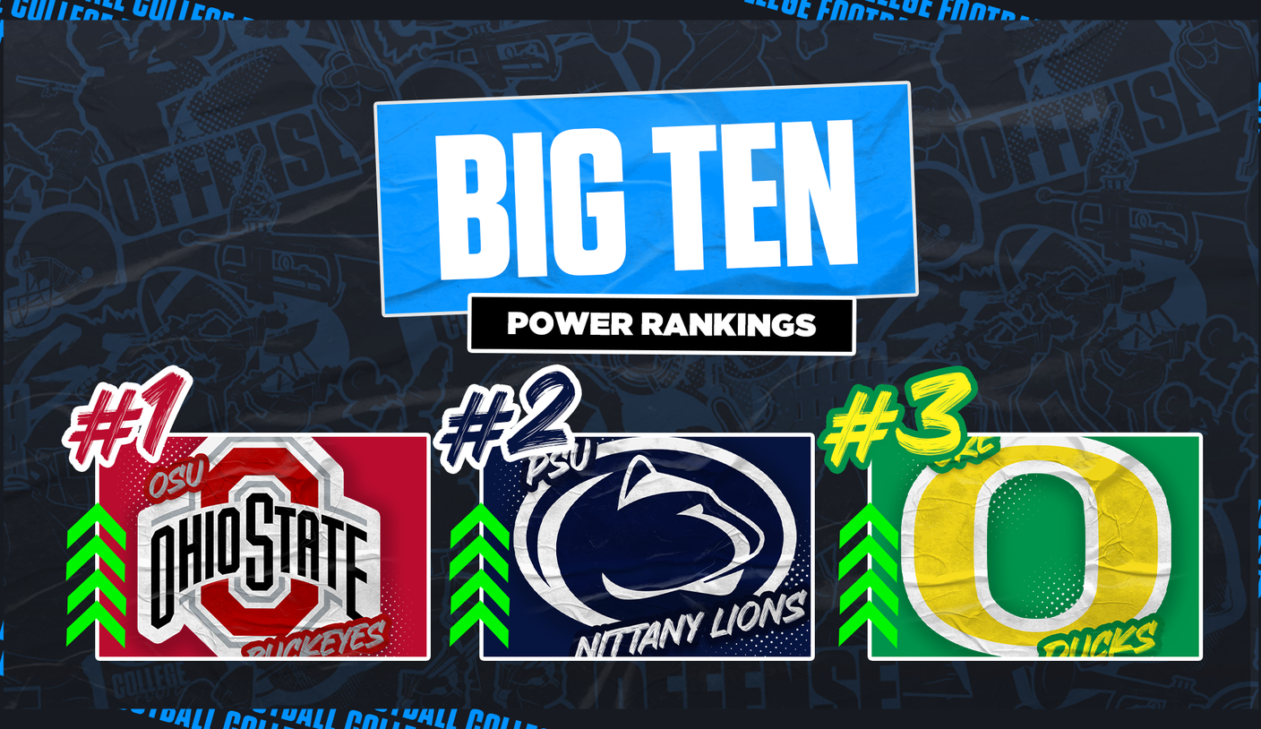 2024 Big Ten Power Rankings Ohio State Leads, Penn State Rises BVM