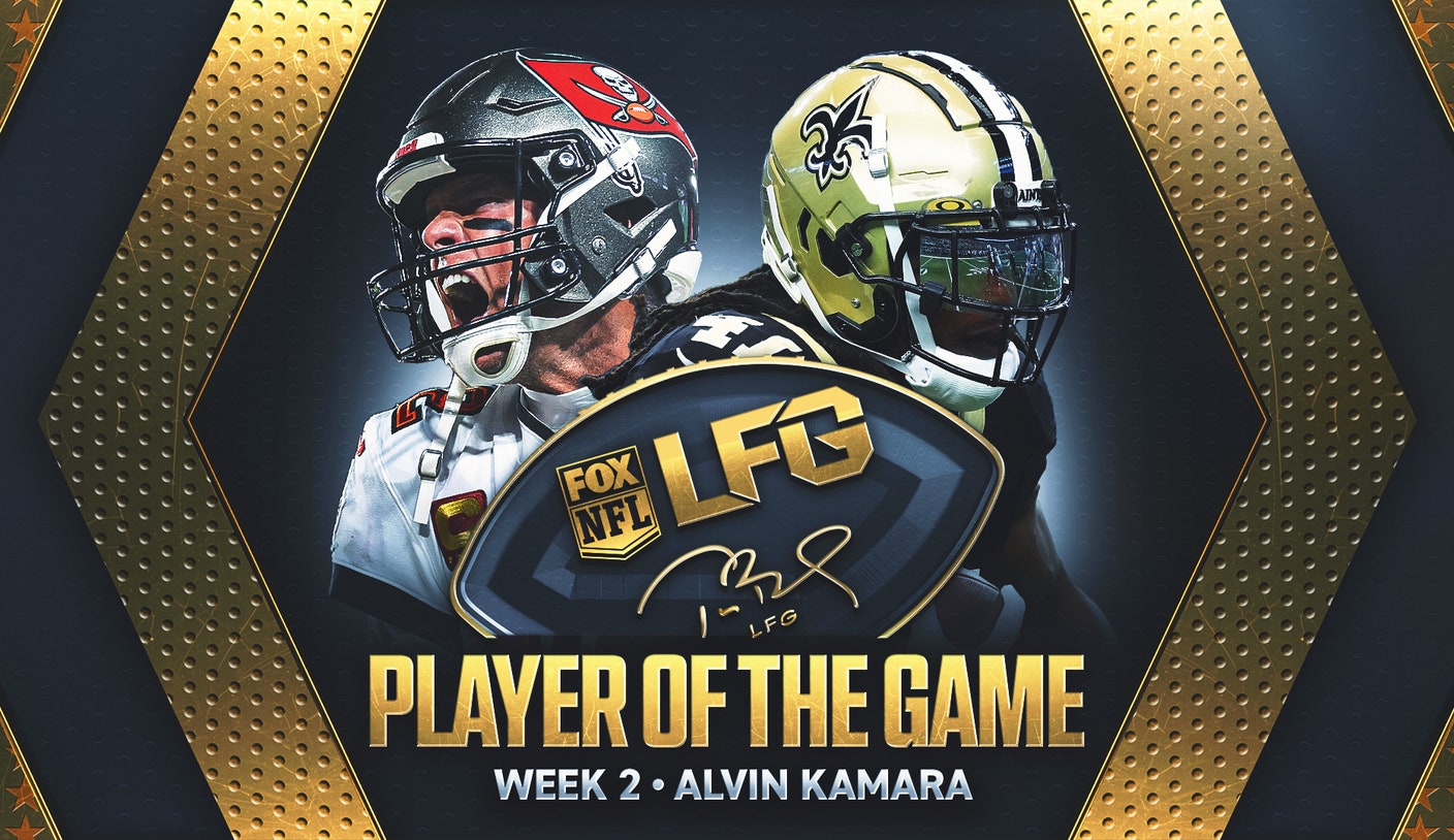 Tom Brady’s LFG! Player of the Game for Week 2: Saints RB Alvin Kamara