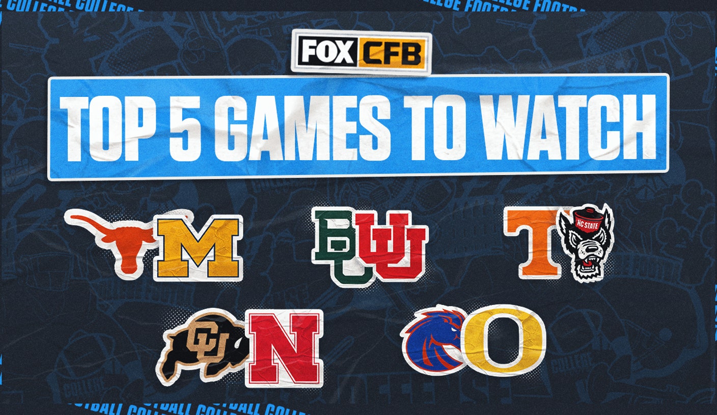 College football Week 2 preview: Top five games to watch this weekend