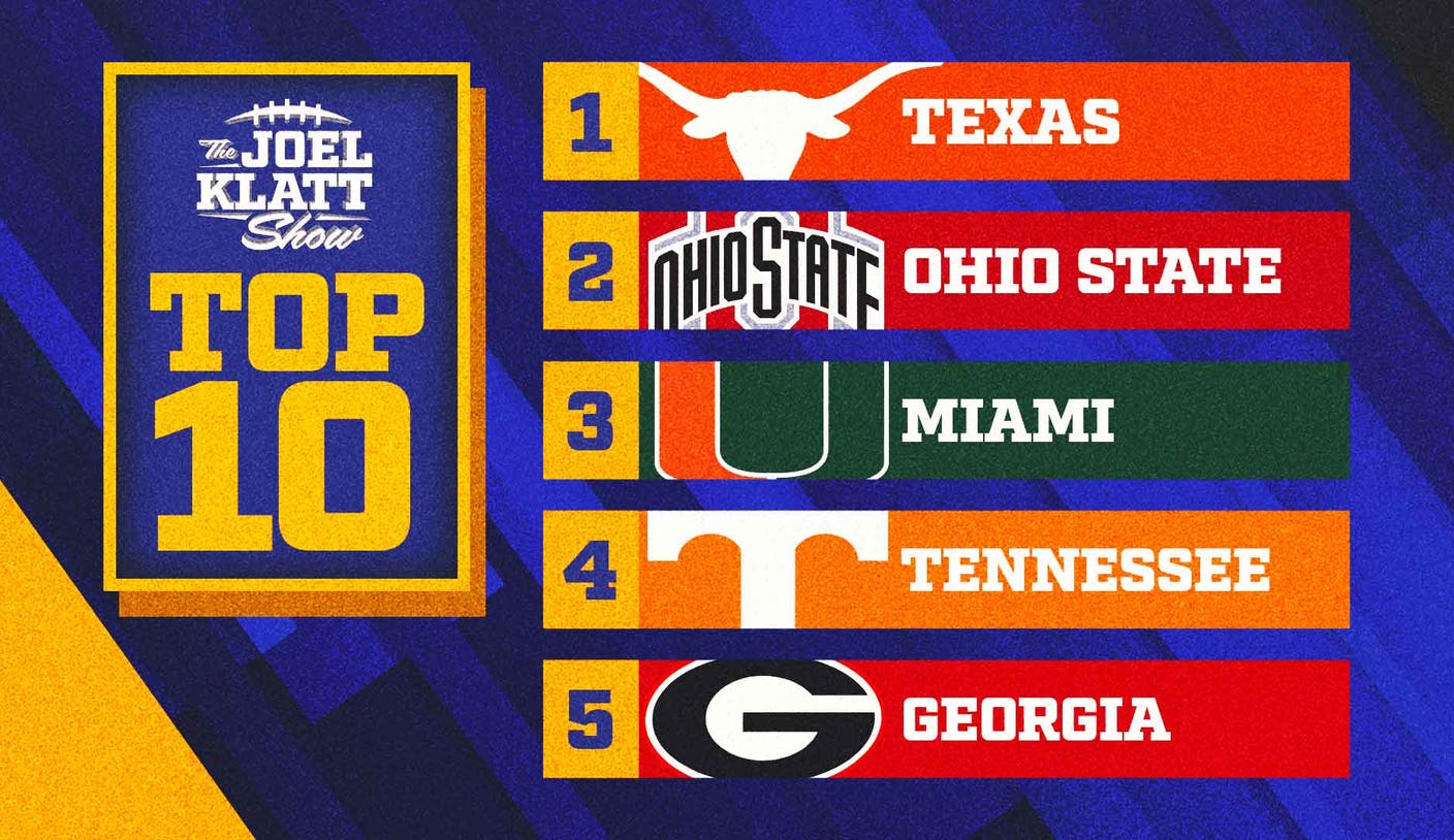 2024 College Football Rankings: Joel Klatt’s Top 10 Teams Following Week 4