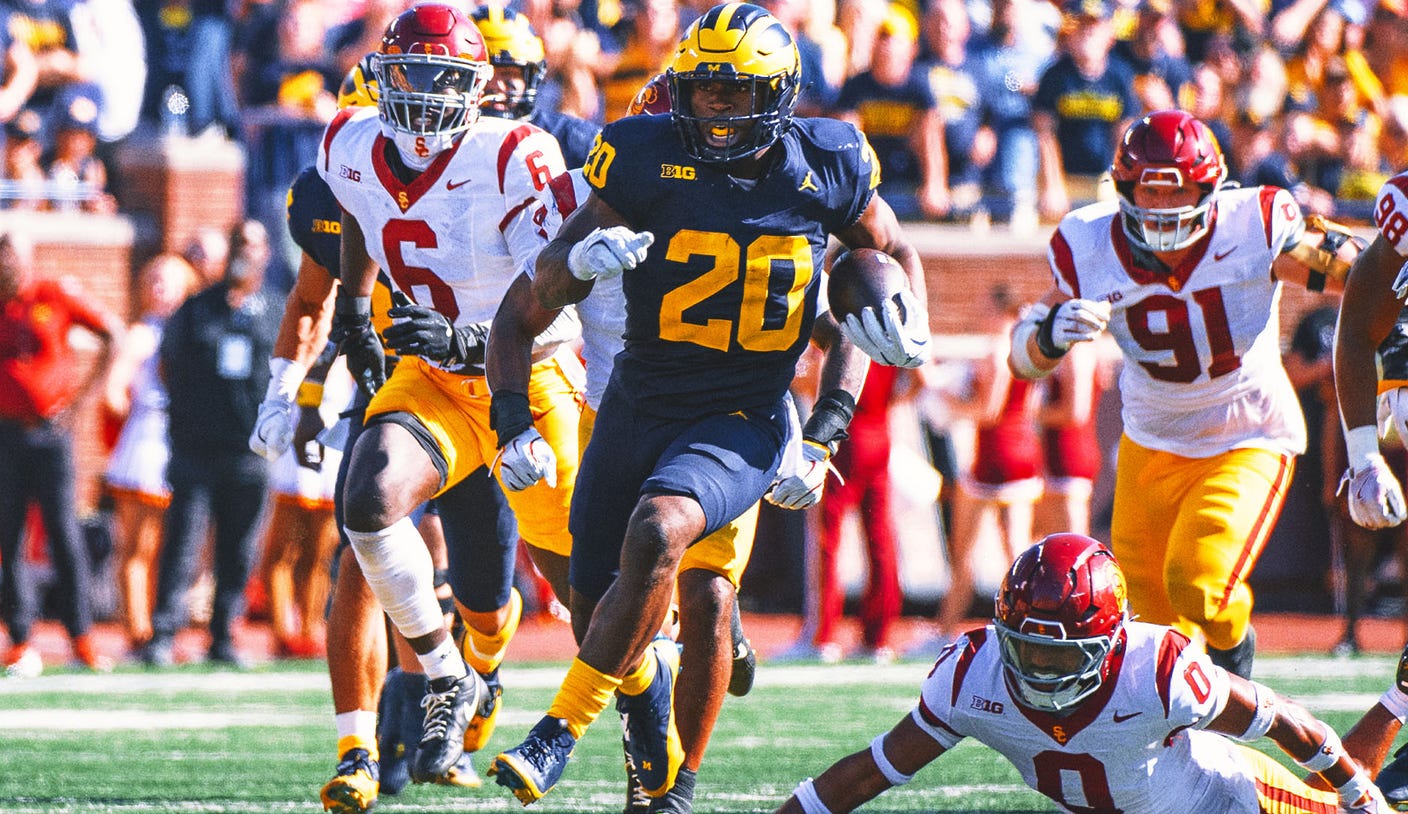 Kalel Mullings’ late TD lifts No. 18 Michigan to 27-24 win over No. 11 USC
