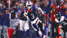 NEXT Trending Image: Damar Hamlin snags first INT of his career in front of roaring Bills crowd