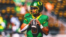 NEXT Trending Image: Oregon QB Dillon Gabriel says there's room for improvement after debut