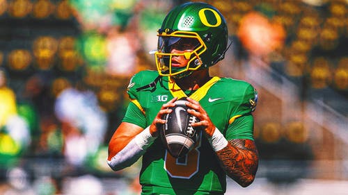 NEXT Trending Image: Oregon QB Dillon Gabriel says there's room for improvement after debut