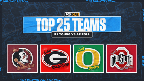 FLORIDA STATE SEMINOLES Trending Image: RJ Young's Top 25 rankings vs. AP Top 25 Poll: Georgia on top, Oregon too high?