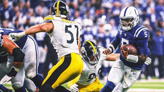 Colts QB Anthony Richardson exits game vs. Steelers twice in first quarter