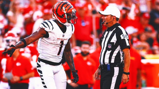 Bengals WR Ja'Marr Chase issued fine for 'abusive language' in Chiefs loss