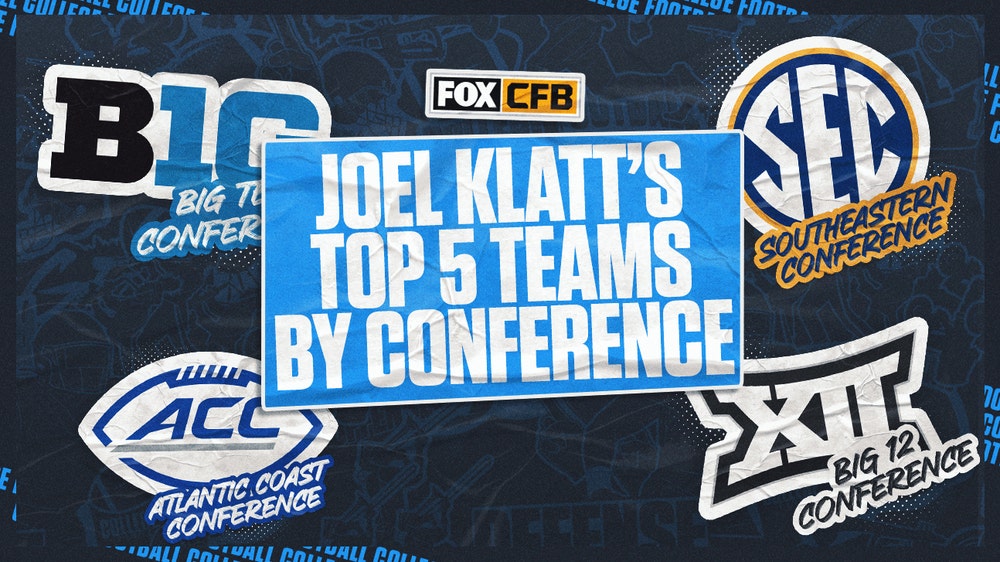 Joel Klatt's top 5 college football teams in each power conference