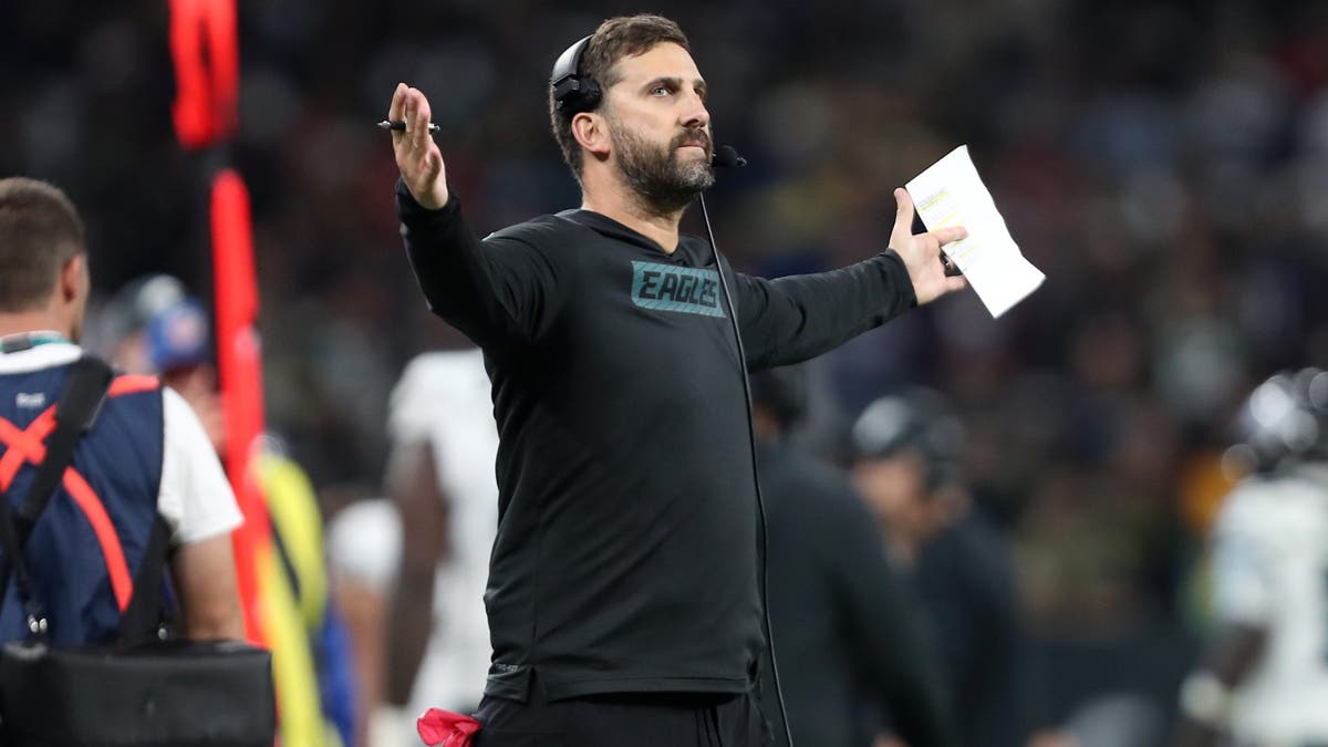 Nick Sirianni has a 36-19 record, including three trips to the playoffs, with the Eagles. (Photo by Wagner Meier/Getty Images)