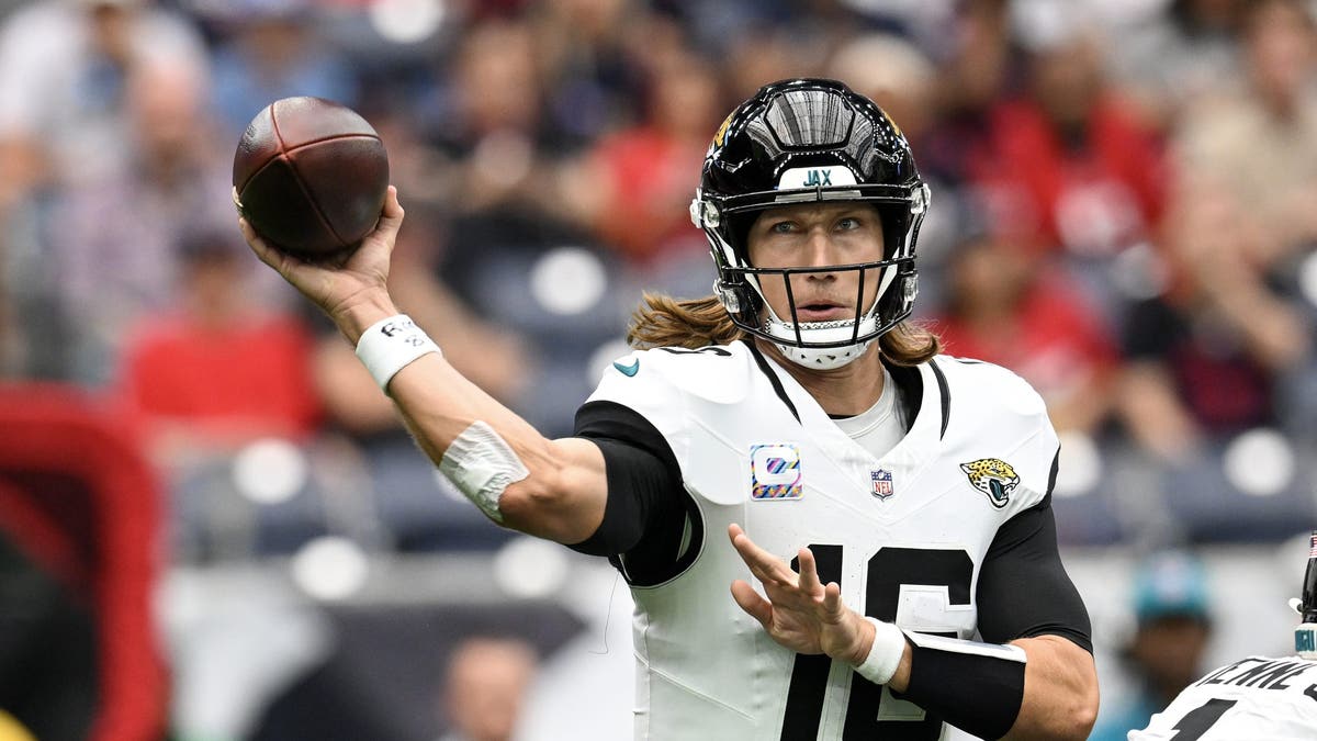 Trevor Lawrence has thrown for only 4 touchdowns through four games this season. (Photo by Jack Gorman/Getty Images)