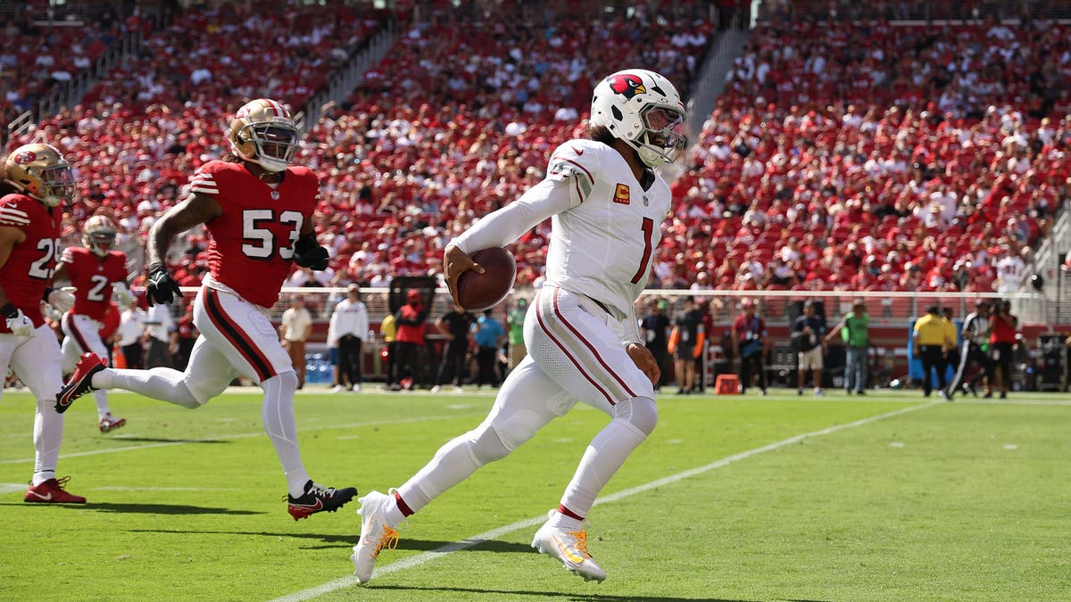 Can Kyler Murray and the Cardinals run away with the NFC West title? (Photo by Ezra Shaw/Getty Images)
