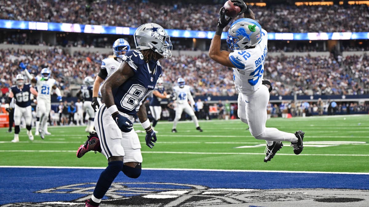 Brian Branch had a career day in Week 6 against the Cowboys. (Photo by Sam Hodde/Getty Images)