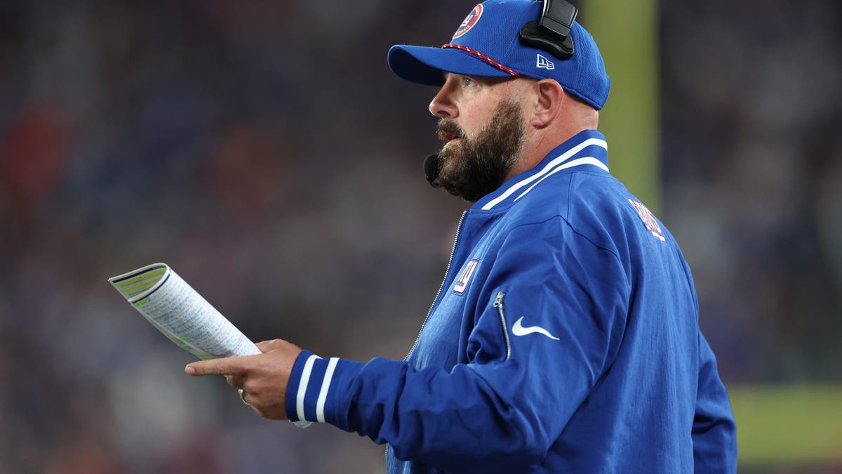 Brian Daboll and the Giants have struggled at home with an 0-3 record at MetLife Stadium this season. (Photo by Luke Hales/Getty Images)