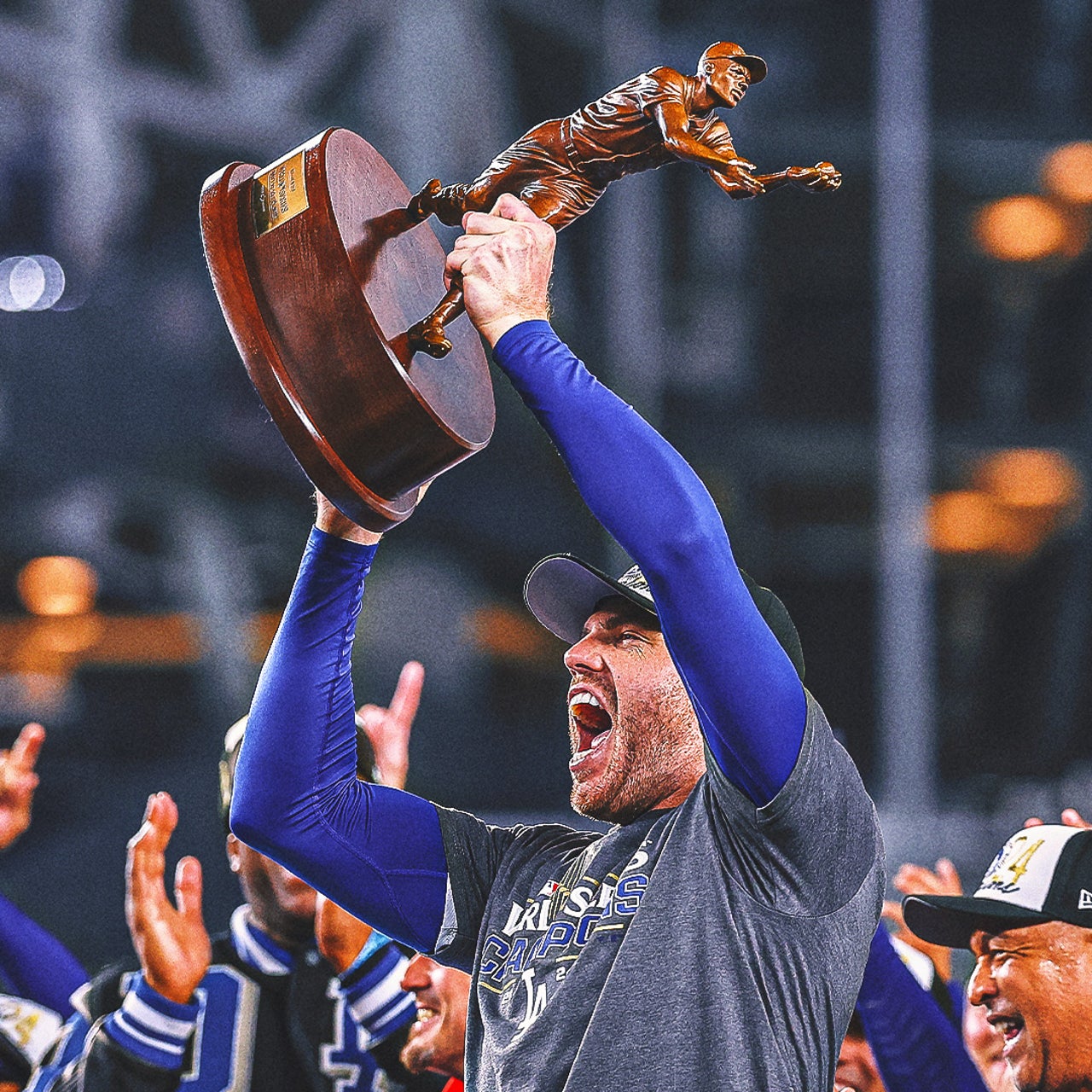 Dodgers' Freddie Freeman wins World Series MVP after record-tying