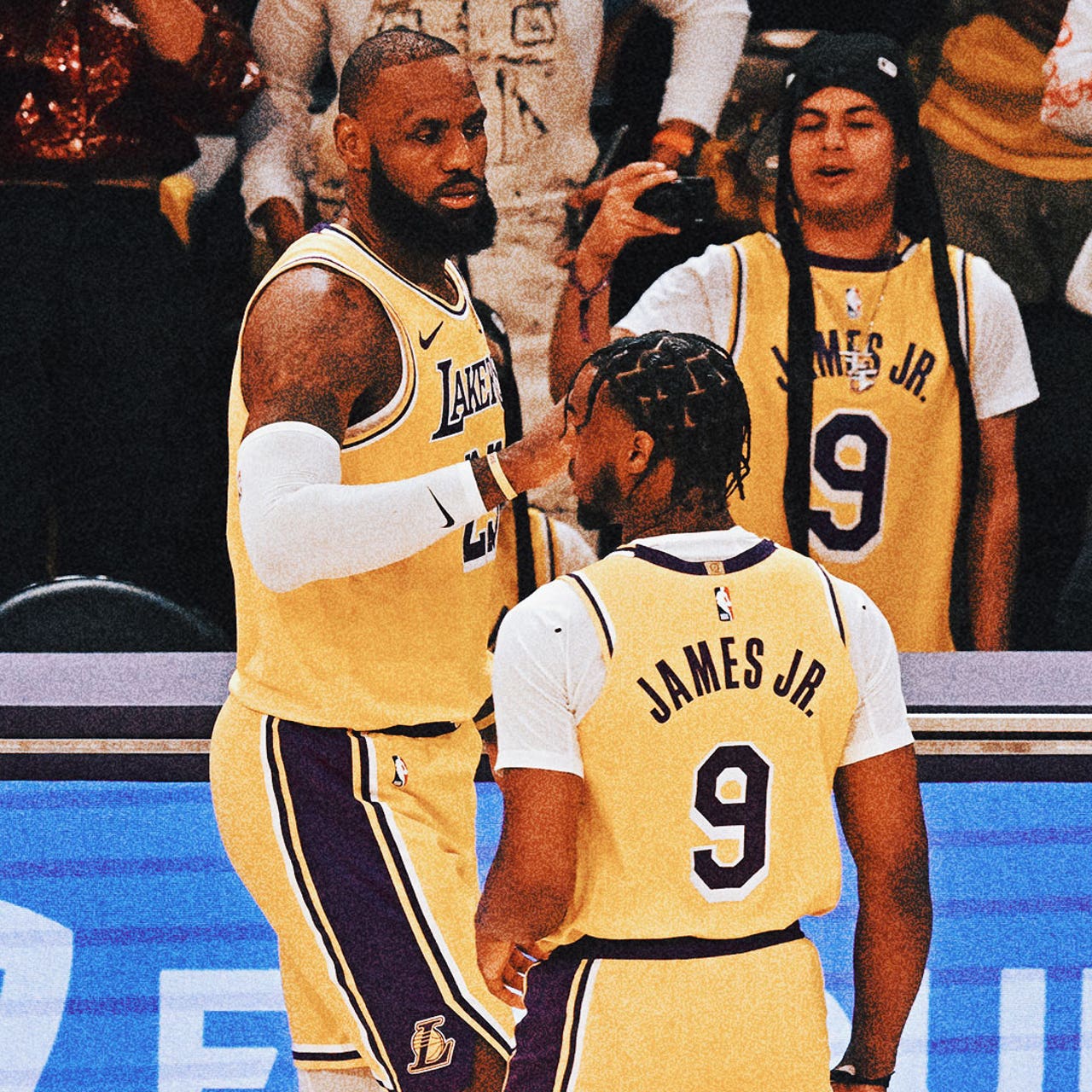 Lebron james jr playing basketball hotsell