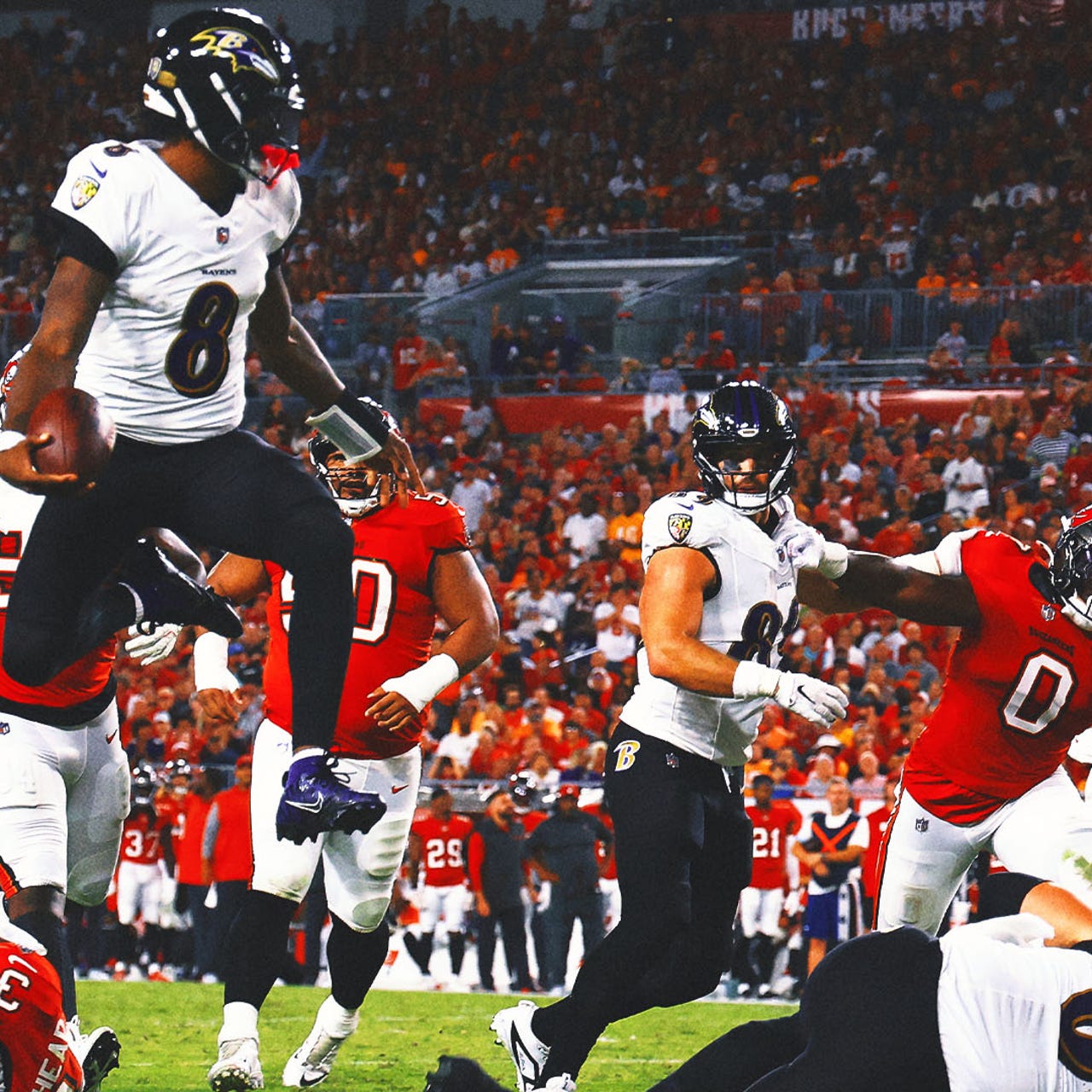 Lamar Jackson throws 5 TDs to lead streaking Ravens to 41-31 win