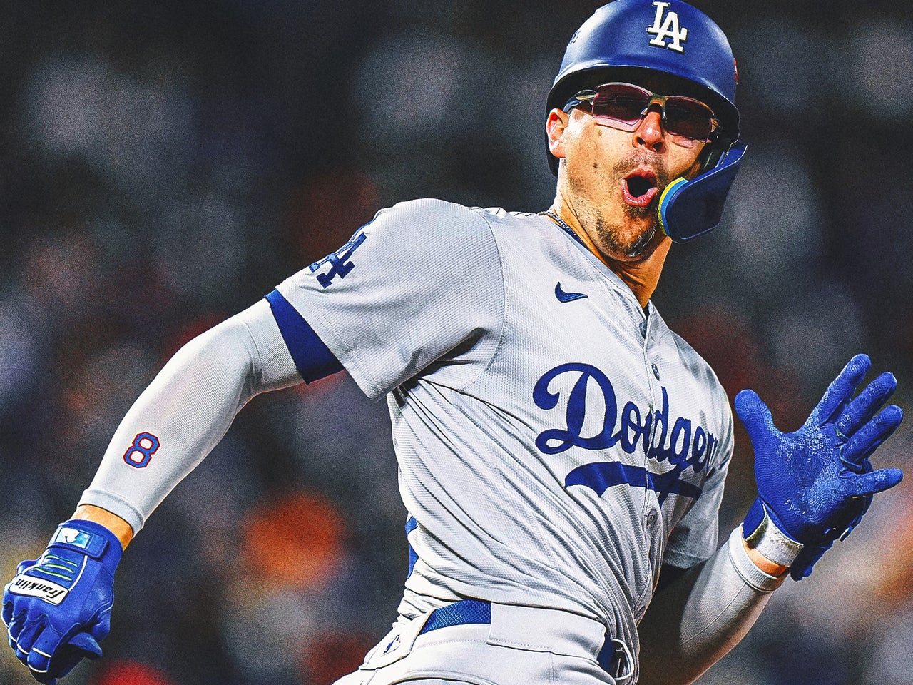 Dodgers Kike Hernandez キケ・ヘルナンデス KIKE HERNANDEZ DODGERS SIGNED 16X20 2020 WORLD SERIES IN