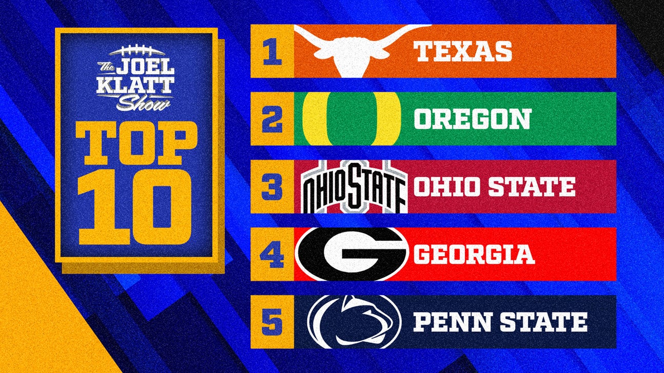 2024 college football rankings Joel Klatt's top 10 teams after Week 7