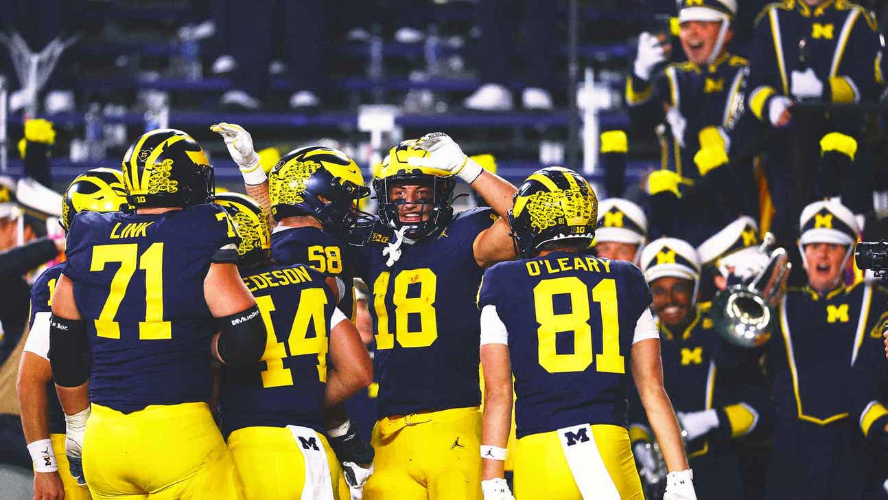 Colston Loveland's 2 TD catches help Michigan beat Michigan State 24-17