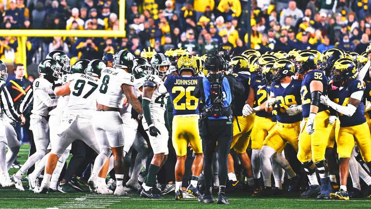 Michigan State AD asks Big Ten to investigate postgame scuffle with Michigan
