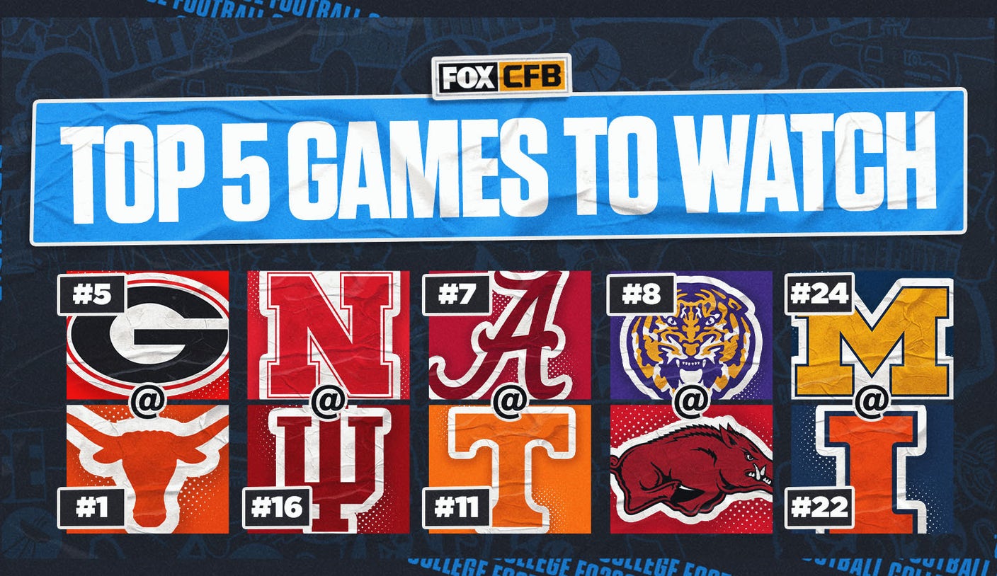 College football Week 8 preview Five best games to watch this weekend