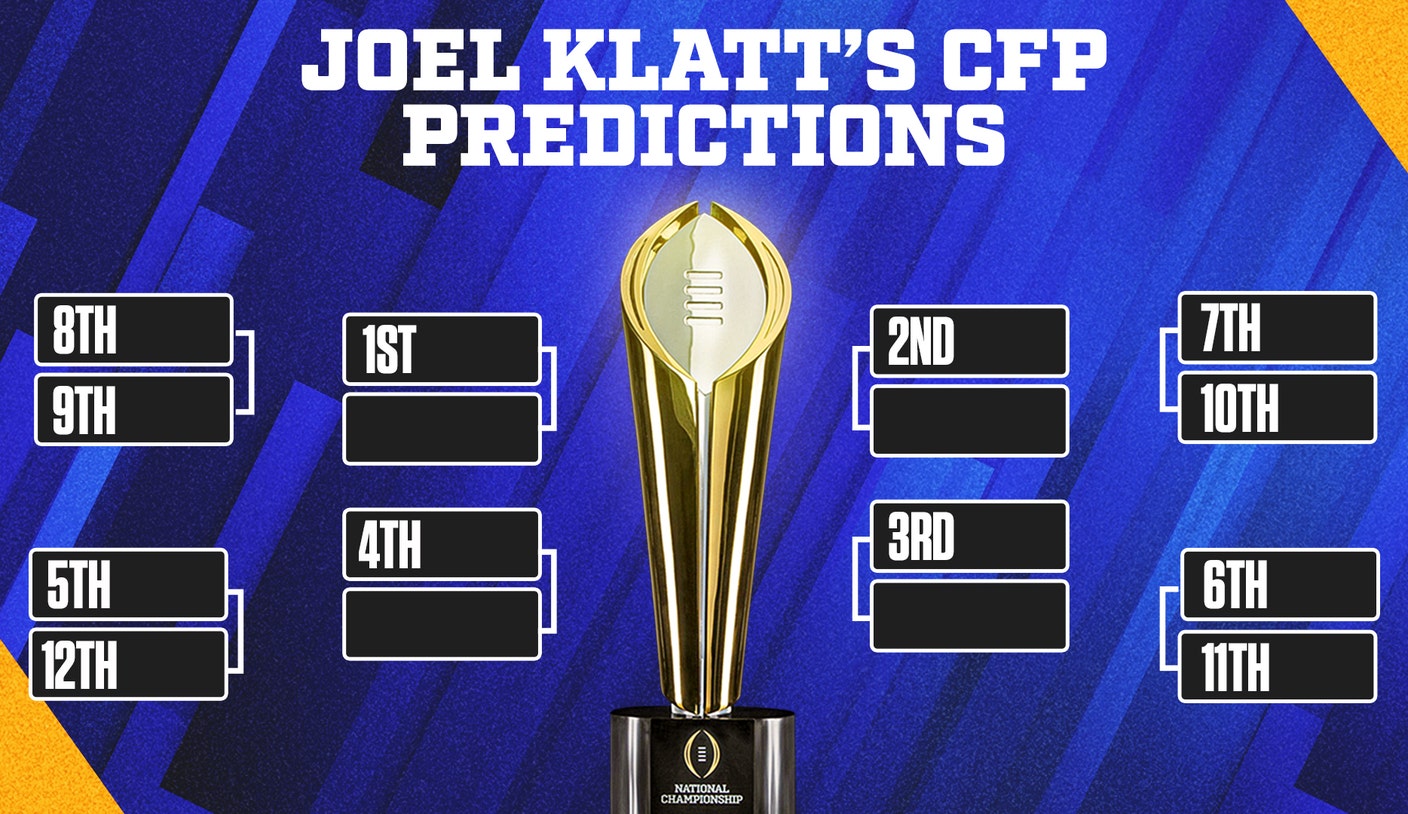 College Football Playoff predictions: Joel Klatt’s projected field, 27 teams in the mix