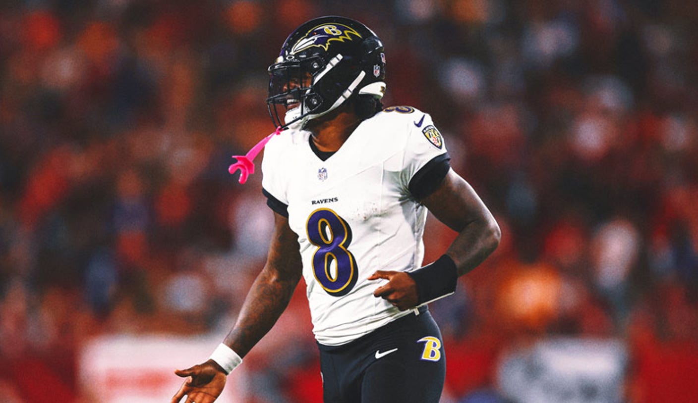 Lamar Jackson in action