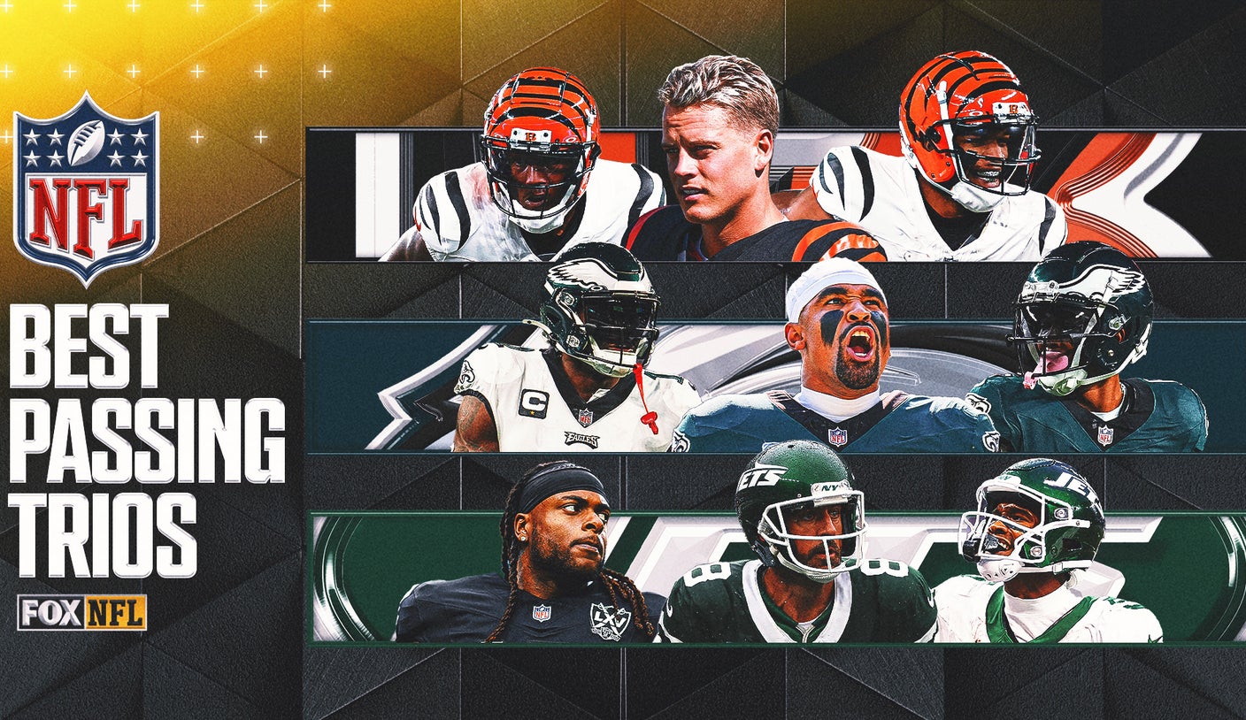 NFL's top 10 passing trios Where do Jets rank with Davante Adams