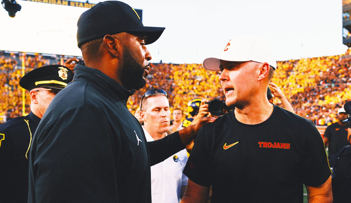 Coaches of Michigan and USC