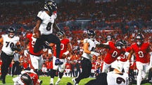 NEXT Trending Image: Lamar Jackson throws 5 TDs to lead streaking Ravens to 41-31 win vs. Buccaneers