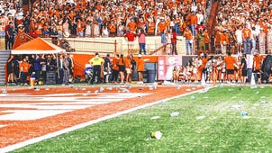 NEXT Trending Image: Kirby Smart: Refs set precedent by changing call after fans toss trash on field