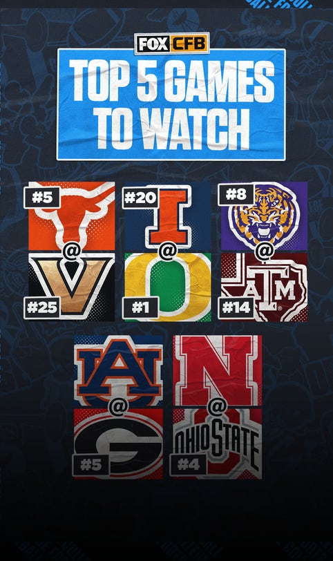 College football Week 9 preview: Five best games to watch this weekend