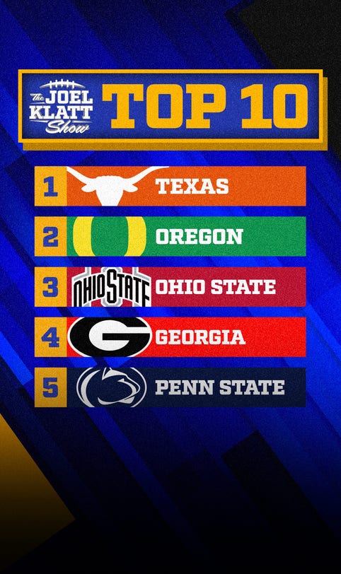 2024 college football rankings: Joel Klatt's top 10 teams after Week 7